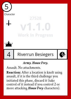 Riverrun Besiegers