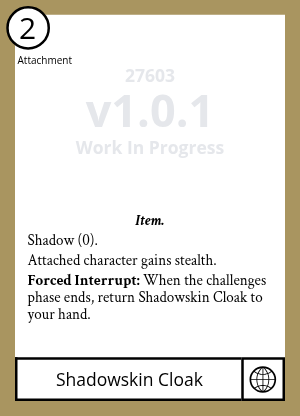Shadowskin Cloak